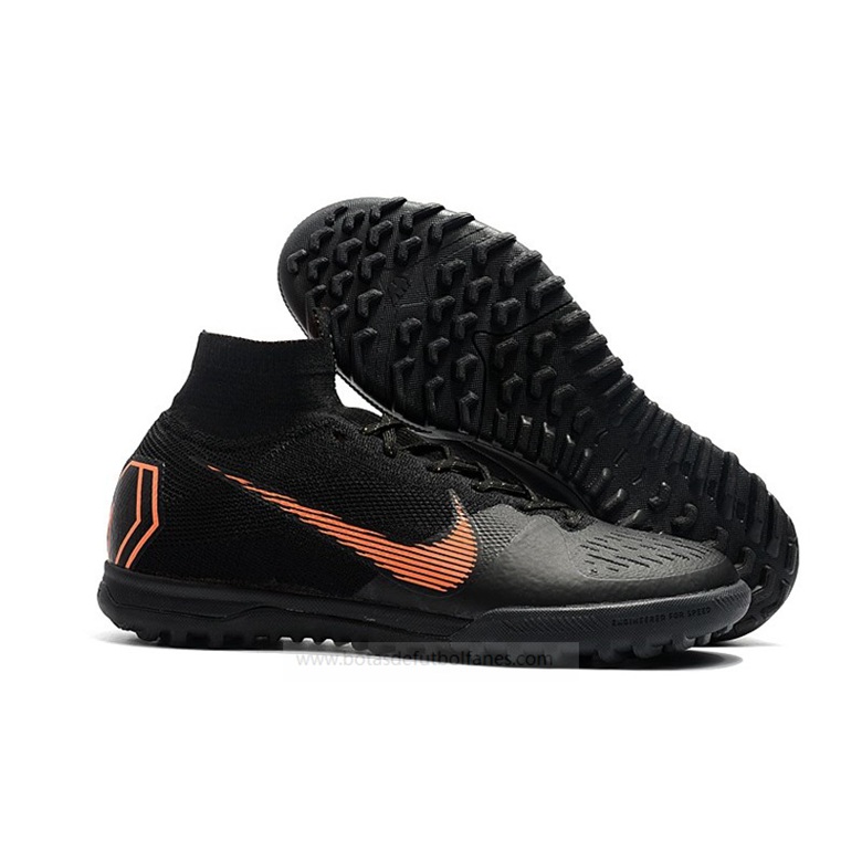 Nike Mercurial SuperflyX Elite TF Negro Naranja